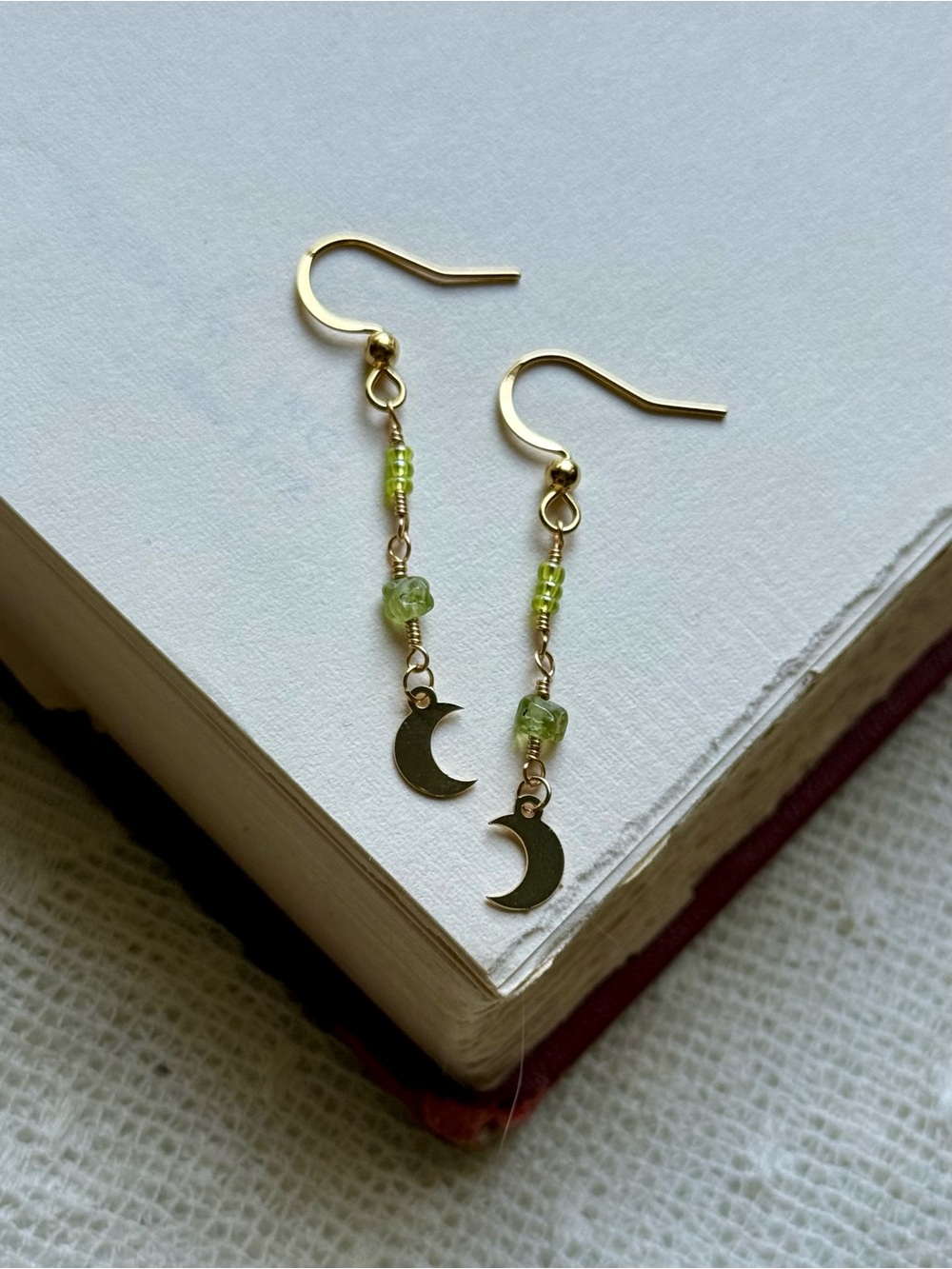 Celestial Peridot Earrings